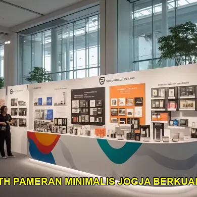 booth pameran minimalis jogja berkualitas